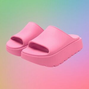 VGUC 💞 ZARA rubberized sport sandals in pink. SIZE 6